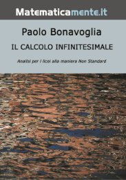 Leggi le prime pagine del libro - shop - Matematicamente.it