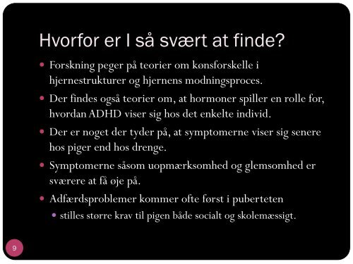 Piger med ADHD