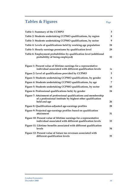 Economic impact assessment of the CCPMO: Final report - CIPD