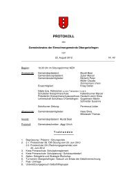 GR-Sitzung Nr 40 - Gemeinde Obergerlafingen