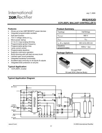 IRS2552D - International Rectifier