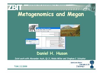 Metagenomics and Megan - Algorithms in Bioinformatics