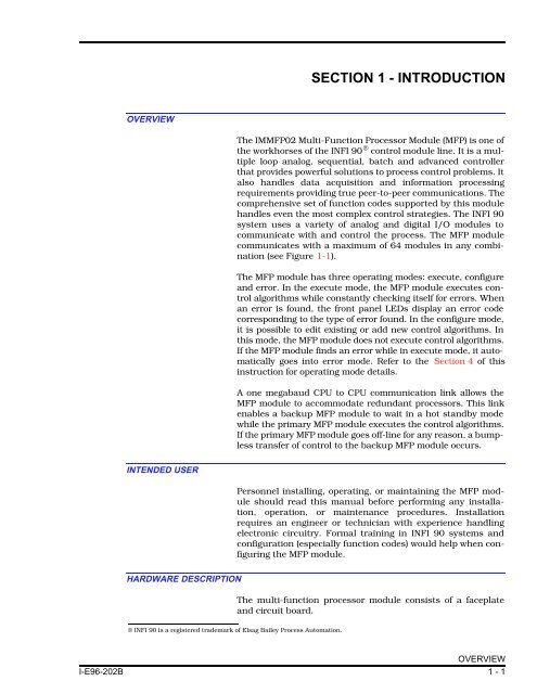 IMMFP02 Module (Introduction) - ABB SolutionsBank
