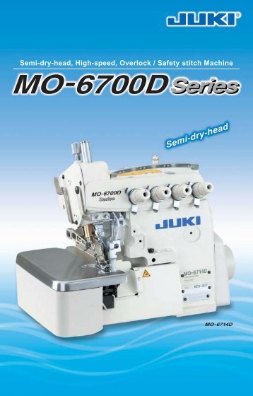 Semi-dry-head, High-speed, Overlock / Safety stitch Machine