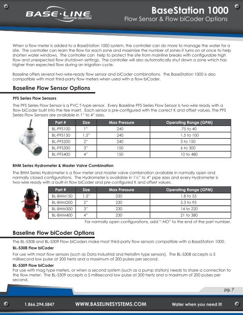 BaseStation 1000 Configuration Guide - Baseline Systems