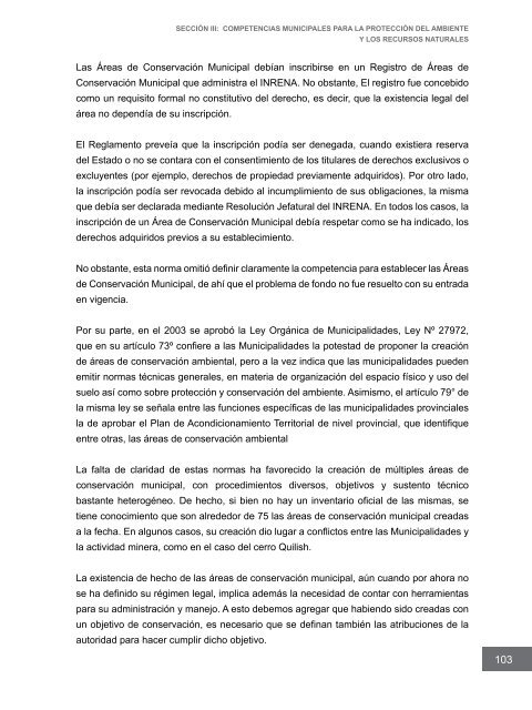 Competencias municipales vinculadas a la gestión ambiental y de ...