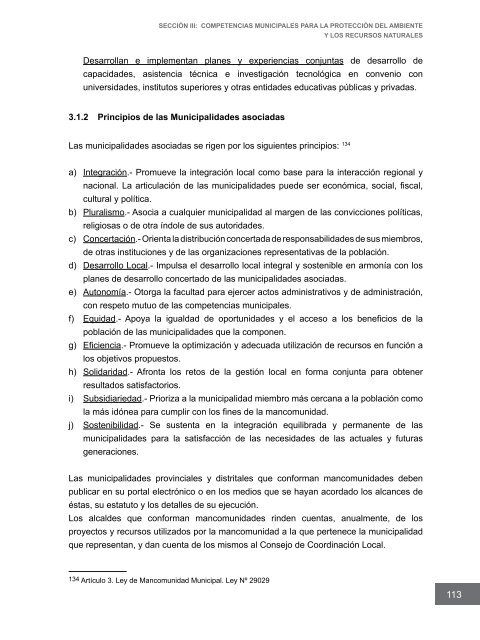 Competencias municipales vinculadas a la gestión ambiental y de ...