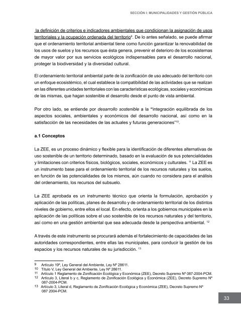 Competencias municipales vinculadas a la gestión ambiental y de ...