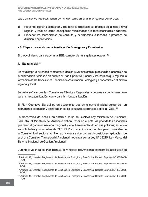 Competencias municipales vinculadas a la gestión ambiental y de ...