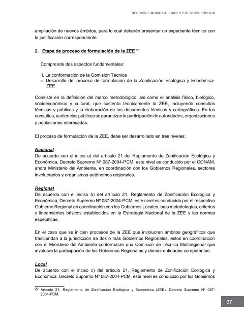 Competencias municipales vinculadas a la gestión ambiental y de ...