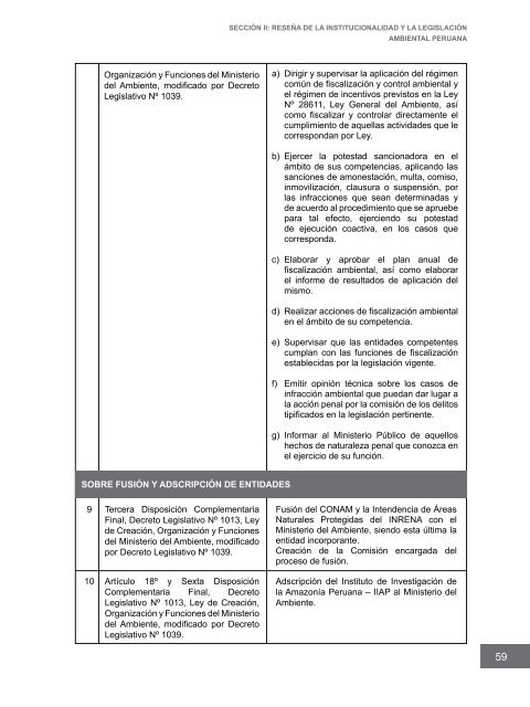 Competencias municipales vinculadas a la gestión ambiental y de ...