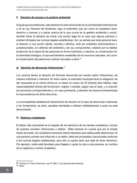 Competencias municipales vinculadas a la gestión ambiental y de ...