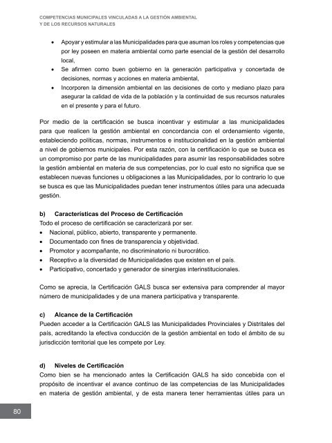 Competencias municipales vinculadas a la gestión ambiental y de ...