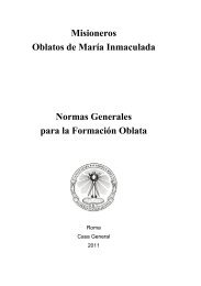 Misioneros Oblatos de María Inmaculada Normas Generales para la ...