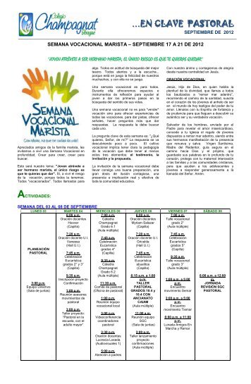 EN CLAVE PASTORAL SEPTIEMBRE 2012.pdf - Colegio ...