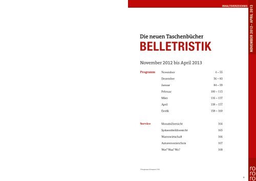 Belletristik - Rowohlt Theaterverlag