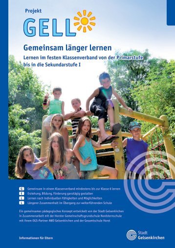 GELL â Gemeinsam lÃ¤nger lernen in Gelsenkirchen