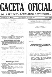 Gaceta Oficial NÂ° 38.596 del 03 de Enero de 2007