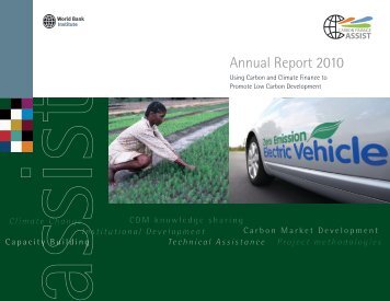 Carbon FinanceâAssist Annual Report 2010 - World Bank Institute