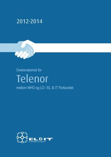 Telenor-overenskomsten 2012-2014 - El og it forbundet