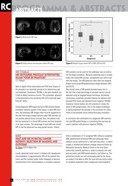 programma & abstracts - Nederlandse Vereniging voor Radiologie