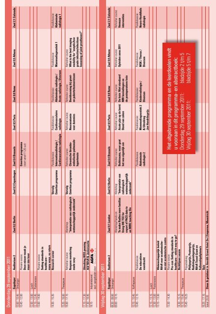 programma & abstracts - Nederlandse Vereniging voor Radiologie