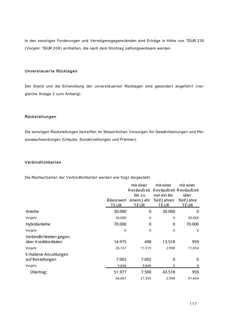 Jahresfinanzbericht 2007/08 - Swietelsky