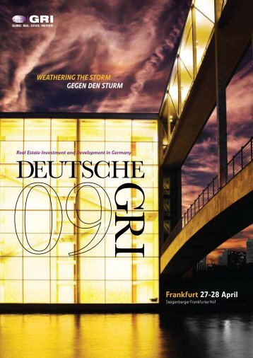 Frankfurt 27-28 April - Global Real Estate Institute