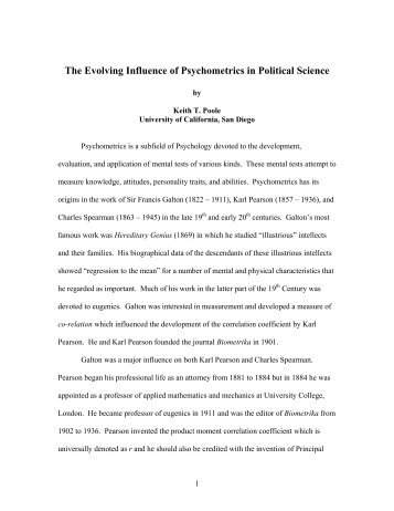 The Evolving Influence of Psychometrics in Political Science