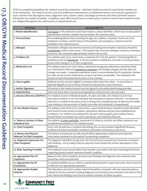 medical charting examples for teaching