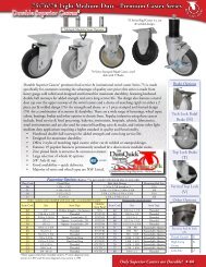 Durable Superior CastersÂ® 75/76/78 Light Medium ... - Caster City