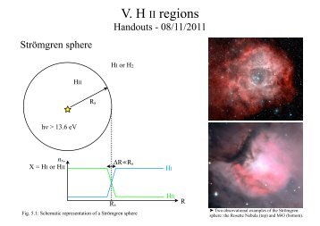 V. H II regions - Cesr