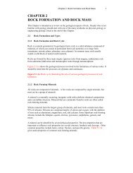 CHAPTER 2 ROCK FORMATION AND ROCK MASS - LMR