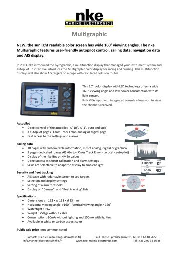 nki Multigraphic Press Releaas (PDF) - Euro Marine Trading Inc.