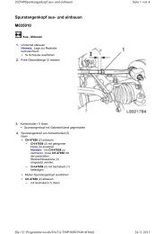 Spurstangenkopf aus- und einbauen M035010