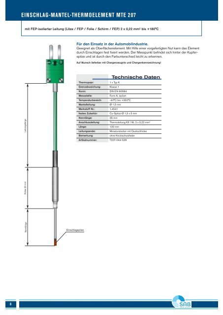 mantel-thermoelement mte 207