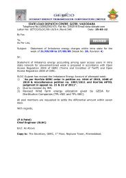 REVISED - State Load Despatch Centre (SLDC)