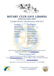 Bollettino novembre 2010 - Rotary Gavi Libarna