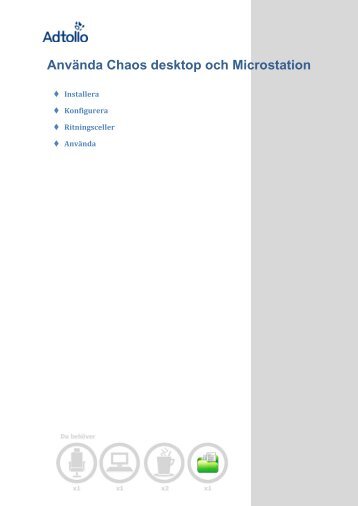 AnvÃ¤nda Chaos desktop och Microstation - Adtollo