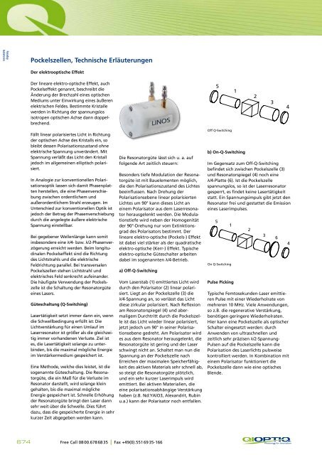 21-Lasermodulatoren und Pockelszellen.pdf - Qioptiq Q-Shop