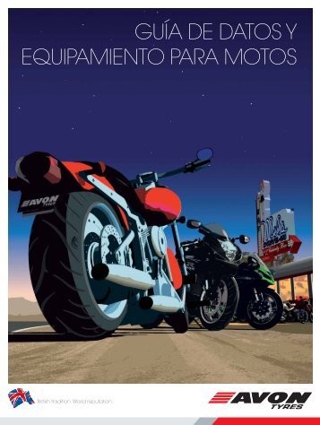 GuÃ­a de datos y equipamiento para motos - Avon Motorcycle Tyres ...