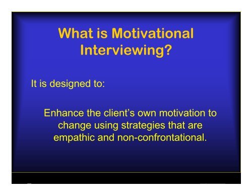 Motivational Interviewing: Helping People Change - UCLA ...