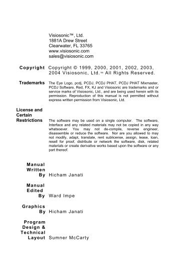 SCRATCH VRM Manual - PCDJ.com