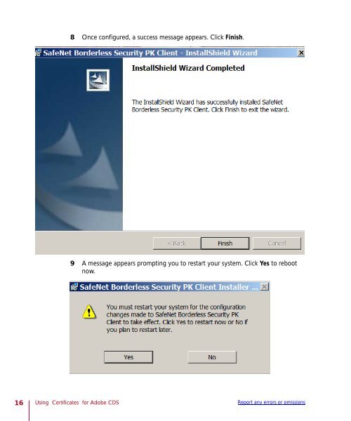 Using Entrust certificates with Adobe CDS