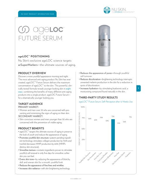 ageLOC Future Serum Product Information Page - Nu Skin