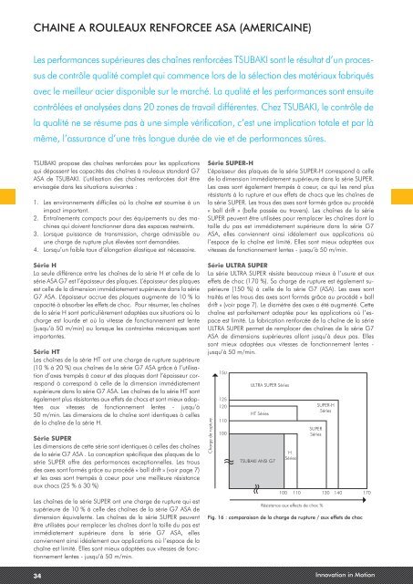 CATALOGUE 1 | Chaine de transmission - Tsubaki Europe