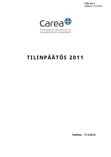 liitteenÃ¤ nro 1 - Carea