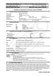 MSDS M802 - Molytec