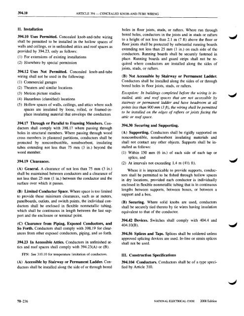 Chapter 3 Wiring Methods and Materials