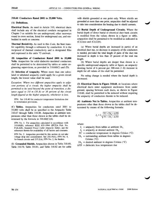 Chapter 3 Wiring Methods and Materials